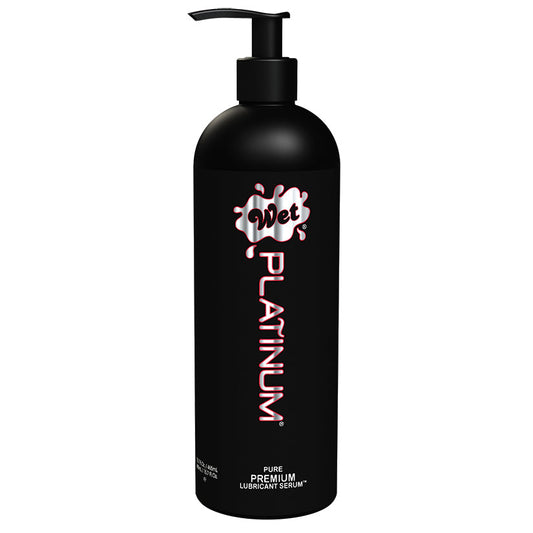 Wet Platinum Luxury Silicone Lubricant - 16 Fl. Oz. Pump Bottle Wet Platinum Luxury Silicone Lubricant - 16 Fl. Oz. Pump Bottle - UABDSM