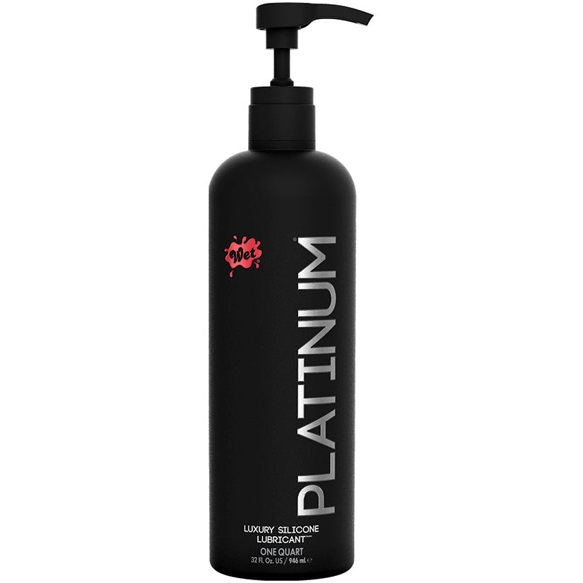 Wet Platinum Luxury Silicone Lubricant - 32 Fl. Oz. Pump Bottle - UABDSM