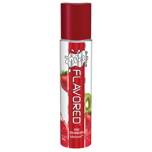 Wet Flavored Gel Lubricant - Strawberry Kiwi - 1 Fl. Oz. Wet Flavored Gel Lubricant - Strawberry Kiwi - 1 Fl. Oz. - UABDSM