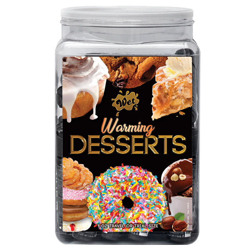 Wet Warming Desserts Assorted 1 Fl Oz Counter Bowl Display 36pc - UABDSM