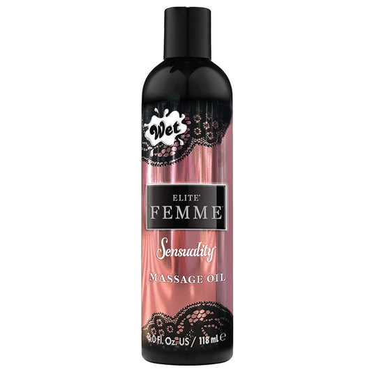 Elite Femme By Wet Massage Oil-Sensuality 4oz Elite Femme By Wet Massage Oil-Sensuality 4oz - UABDSM