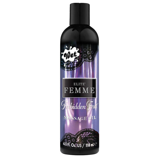 Elite Femme By Wet Massage Oil-Forbidden Fruit 4oz Elite Femme By Wet Massage Oil-Forbidden Fruit 4oz - UABDSM