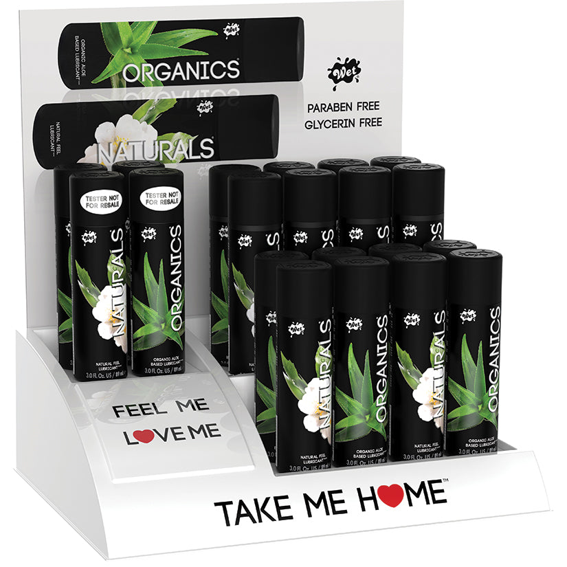 Wet Organics/Naturals Counter Top Display with Free Testers - UABDSM