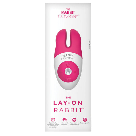 The Lay-On Rabbit Rechargeable-Hot Pink The Lay-On Rabbit Rechargeable-Hot Pink - UABDSM
