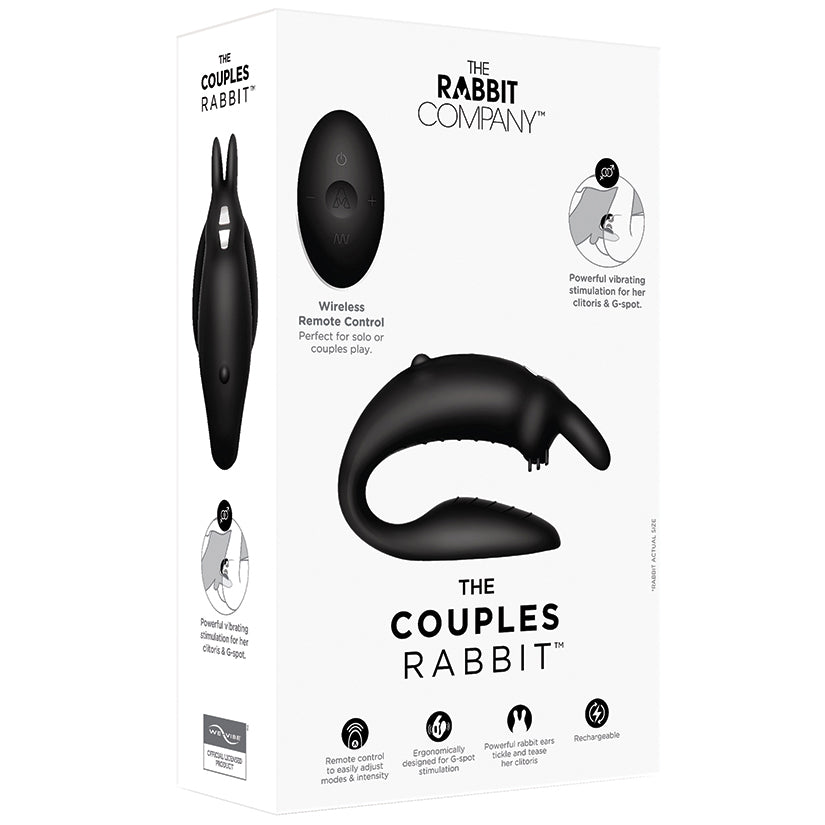 We-Vibe The Couples Rabbit-Black - UABDSM