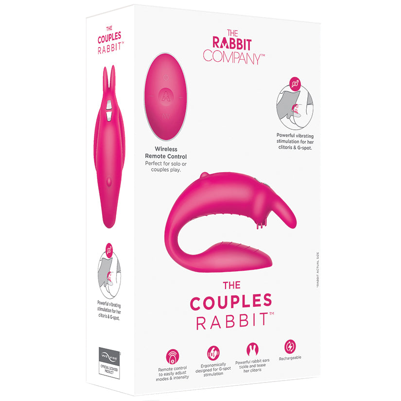 We-Vibe The Couples Rabbit-Hot Pink - UABDSM