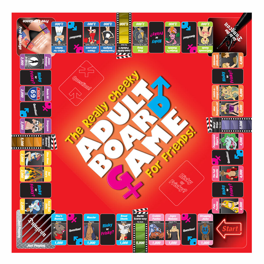 The Really Cheeky Adult Board Game For Friends - UABDSM