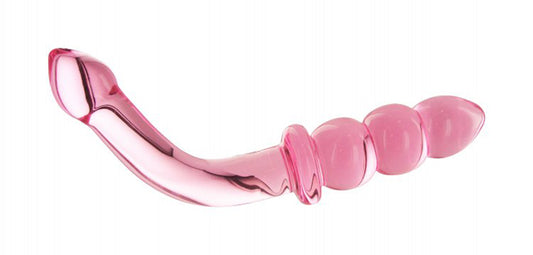 Hamsa Glass G-spot/P-spot Dildo - Pink Hamsa Glass G-spot/P-spot Dildo - Pink - UABDSM
