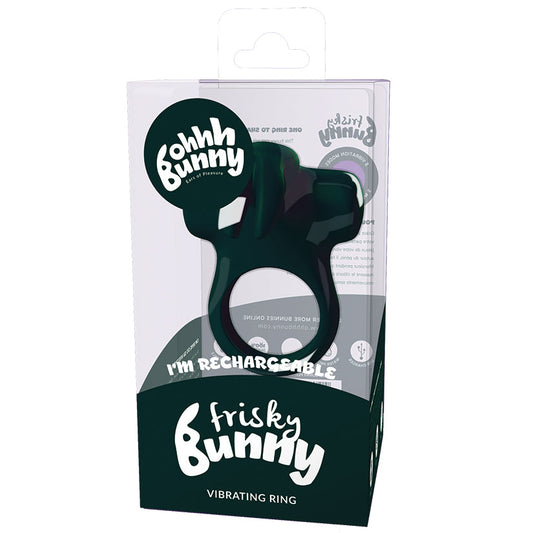 ohhh Bunny Frisky Vibrating Ring-Black Pearl ohhh Bunny Frisky Vibrating Ring-Black Pearl - UABDSM