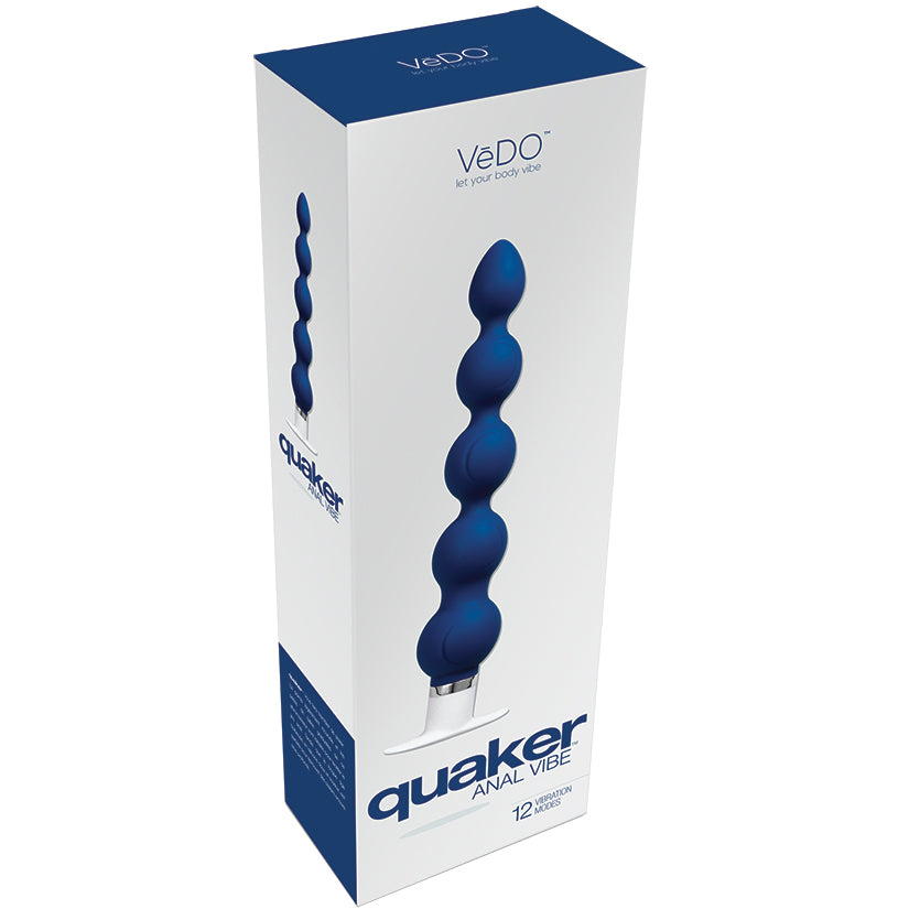 VeDO Quaker Anal Vibe-Midnight Madness Blue 8 - UABDSM