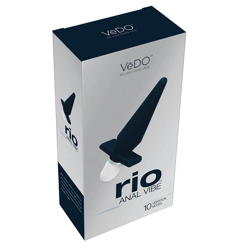 VeDO Rio Anal Vibe-Just Black - UABDSM