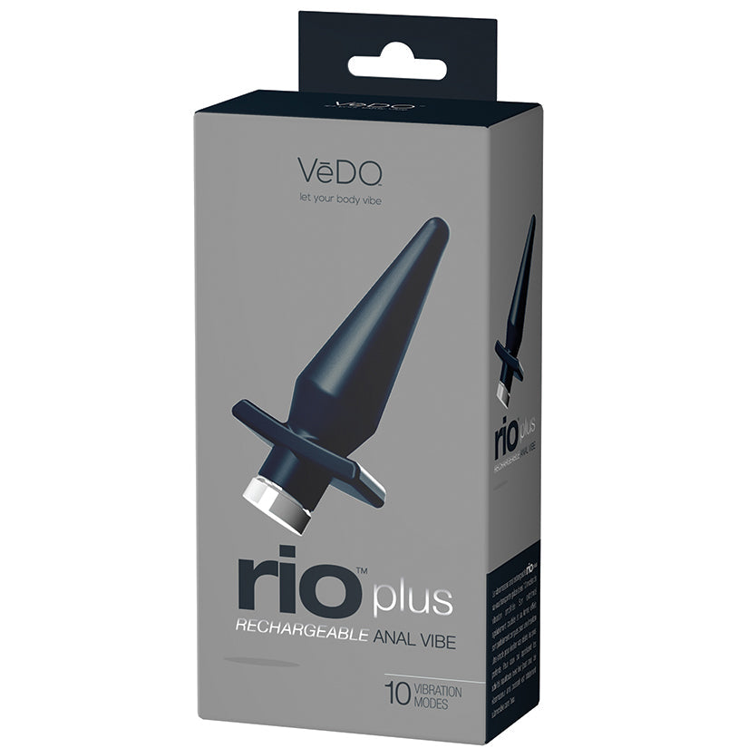 Vedo Rio Plus Anal Vibe-Black - UABDSM