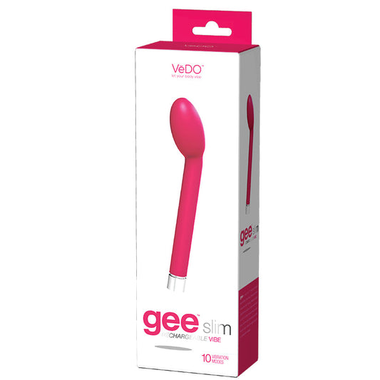 VeDO Geeslim Gspot Vibe-Hot In Bed Pink 7 VeDO Geeslim Gspot Vibe-Hot In Bed Pink 7 - UABDSM