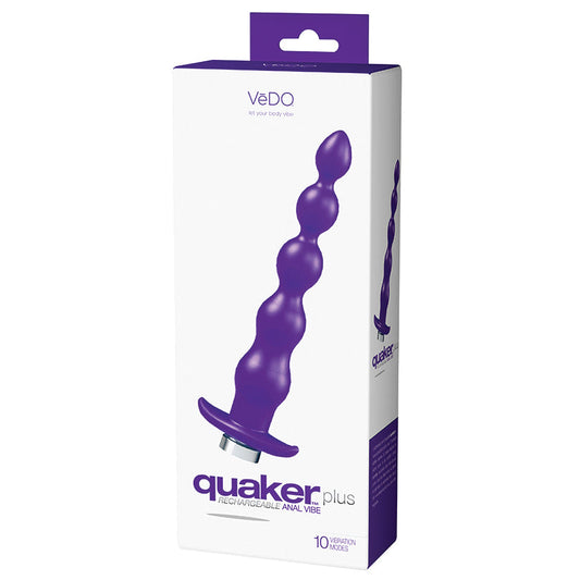 Vedo Quaker Plus Anal Vibe-Indigo Vedo Quaker Plus Anal Vibe-Indigo - UABDSM