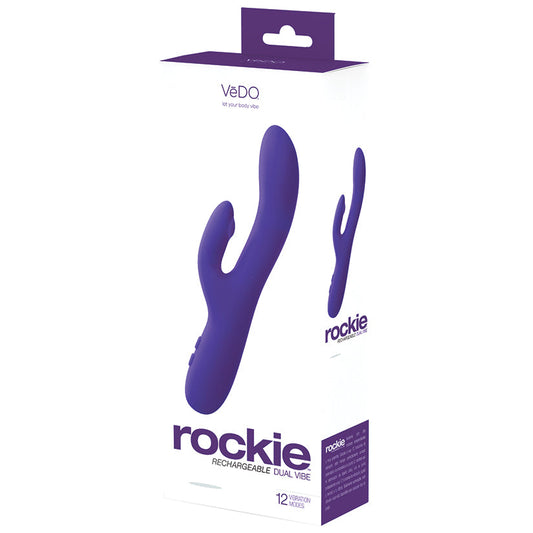 Vedo Rockie Rechargeable Dual Vibe-Indigo Vedo Rockie Rechargeable Dual Vibe-Indigo - UABDSM