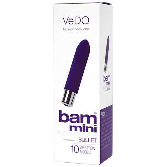 Vedo Bam Mini Rechargeable Bullet-Indigo Vedo Bam Mini Rechargeable Bullet-Indigo - UABDSM