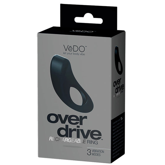 VeDO Overdrive Vibrating Ring-Just Black VeDO Overdrive Vibrating Ring-Just Black - UABDSM