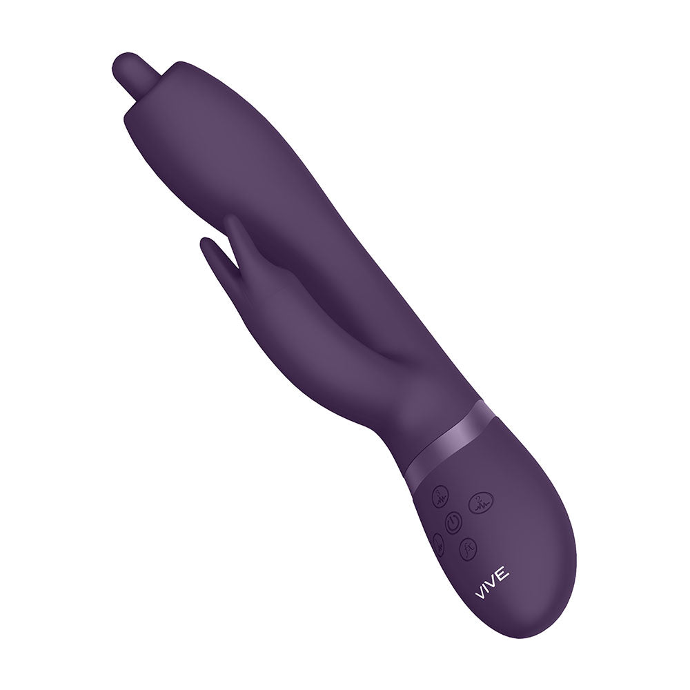 Vive Nilo Purple Pinpoint Rotating G Spot Rabbit - UABDSM
