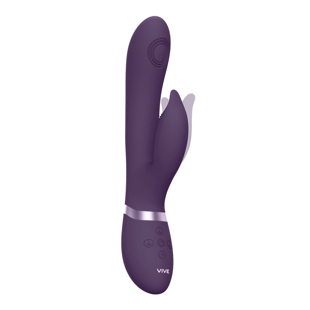 Vive Aimi Pulse Wave And Vibrate G Spot Vibrator Purple - UABDSM