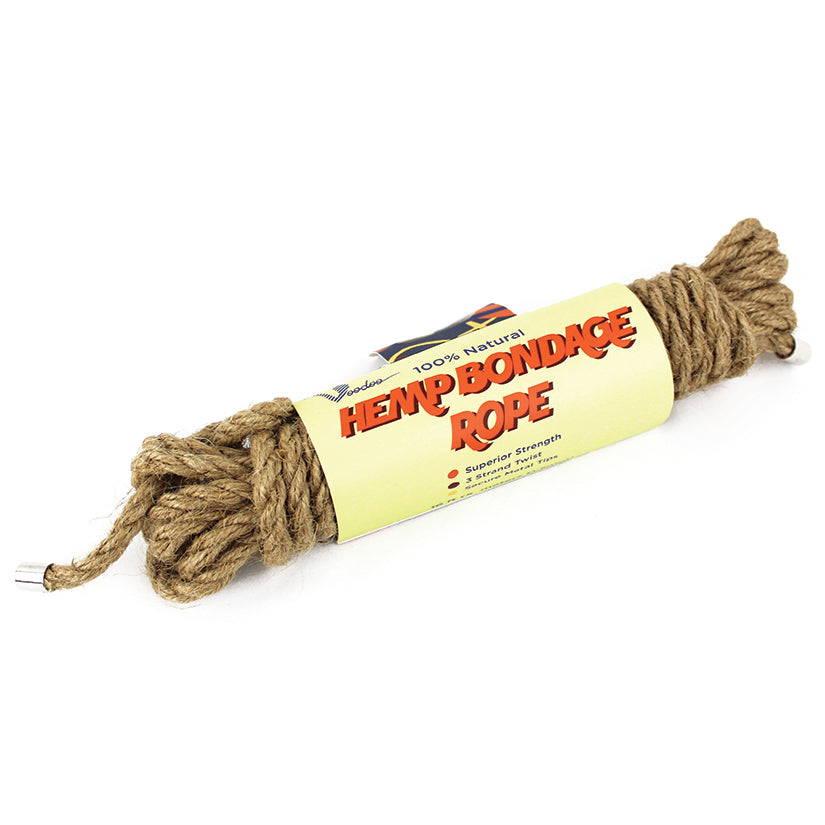 Voodoo Natural Hemp Bondage Rope 5m - UABDSM
