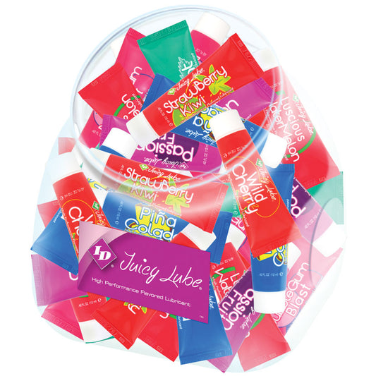 ID Juicy Lube Assorted 12ml Jar of 72 ID Juicy Lube Assorted 12ml Jar of 72 - UABDSM