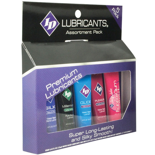 ID Sensual Lubricants 5 Pack Assorted Sampler ID Sensual Lubricants 5 Pack Assorted Sampler - UABDSM