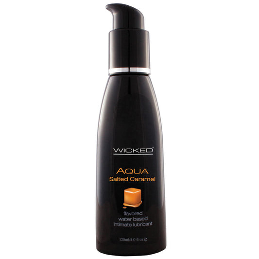 Aqua Salted Caramel Water-Based Lubricant - 4 Oz. Aqua Salted Caramel Water-Based Lubricant - 4 Oz. - UABDSM