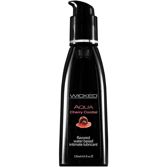 Aqua Cherry Cordial Water- Based Lubricant - 4 Oz. Aqua Cherry Cordial Water- Based Lubricant - 4 Oz. - UABDSM