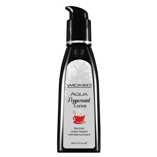 Aqua Peppermint Cocoa Flavored Water Based Lubricant - 2 Oz. Aqua Peppermint Cocoa Flavored Water Based Lubricant - 2 Oz. - UABDSM