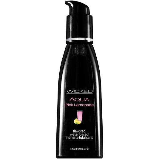 Aqua Pink Lemonade Flavored Water Based Lubricant - 4 Oz. / 120 ml Aqua Pink Lemonade Flavored Water Based Lubricant - 4 Oz. / 120 ml - UABDSM