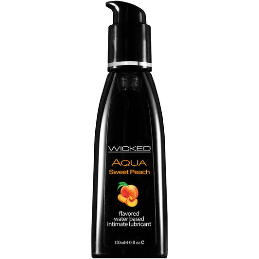 Aqua Sweet Peach Flavored Water Based Lubricant - 4 Oz. / 120 ml Aqua Sweet Peach Flavored Water Based Lubricant - 4 Oz. / 120 ml - UABDSM