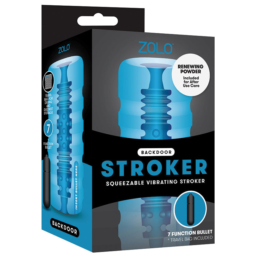 Zolo Backdoor Squeezable Vibrating Stroker - UABDSM