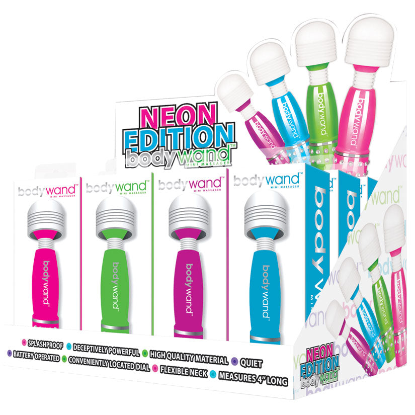 Bodywand Mini Neon Edition-Assorted Display of 12 - UABDSM