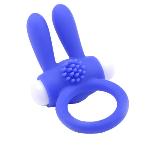 Cockring With Rabbit Ears Blue Cockring With Rabbit Ears Blue - UABDSM