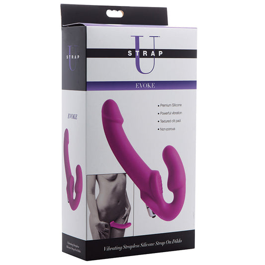 Strap U Evoke Vibrating Strapless Silicone Strap On Dildo Strap U Evoke Vibrating Strapless Silicone Strap On Dildo - UABDSM
