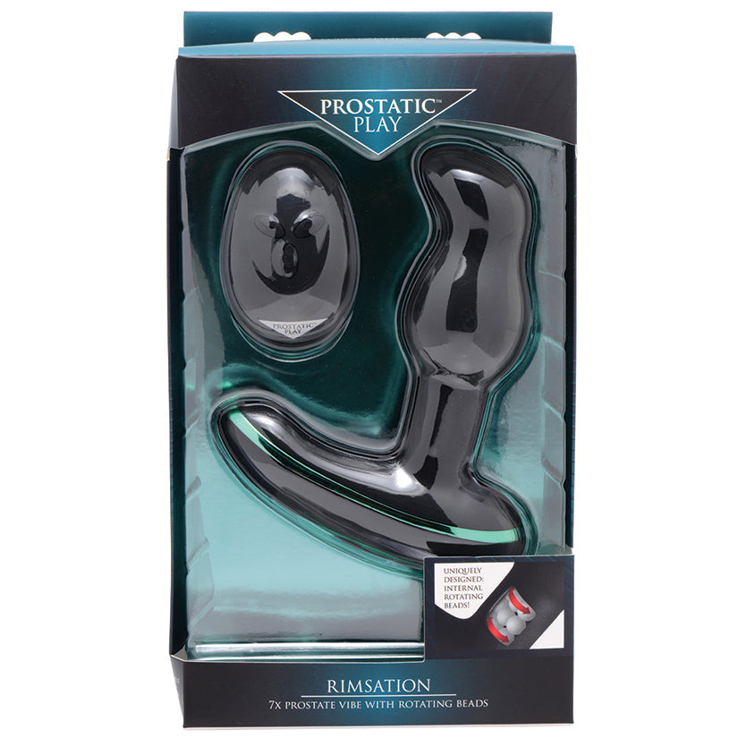 Prostatic Play Rimsation Prostate Vibe with Rotating Beads - UABDSM