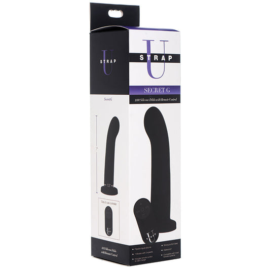 Strap U Secret G 21X Liquid Silicone Dildo with Remote Strap U Secret G 21X Liquid Silicone Dildo with Remote - UABDSM