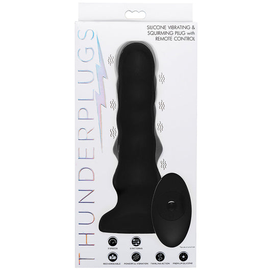 Thunderplugs Squirming Plug with Remote Control-Black Thunderplugs Squirming Plug with Remote Control-Black - UABDSM