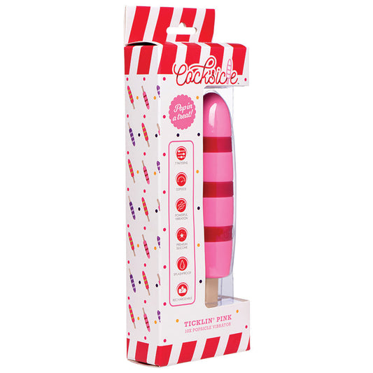 Cocksicles Ticklin 10X Popsicle Vibrator-Pink Cocksicles Ticklin 10X Popsicle Vibrator-Pink - UABDSM