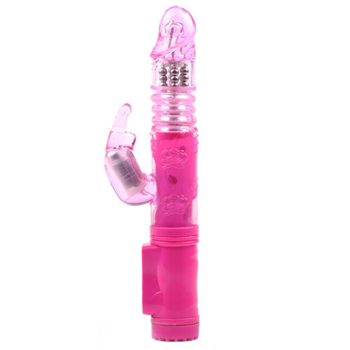 Pink Rabbit Vibrator With Thrusting Motion Pink Rabbit Vibrator With Thrusting Motion - UABDSM