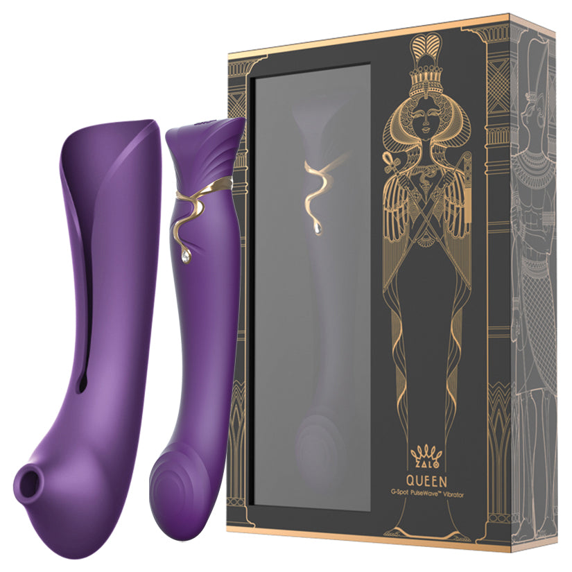 Zalo Queen Set G-spot Pulse Wave-Twilight Purple - UABDSM