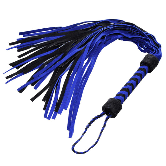 Black and Blue Suede Flogger Black and Blue Suede Flogger - UABDSM
