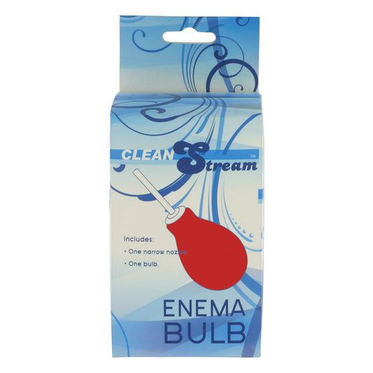 CleanStream Enema Bulb Red - UABDSM