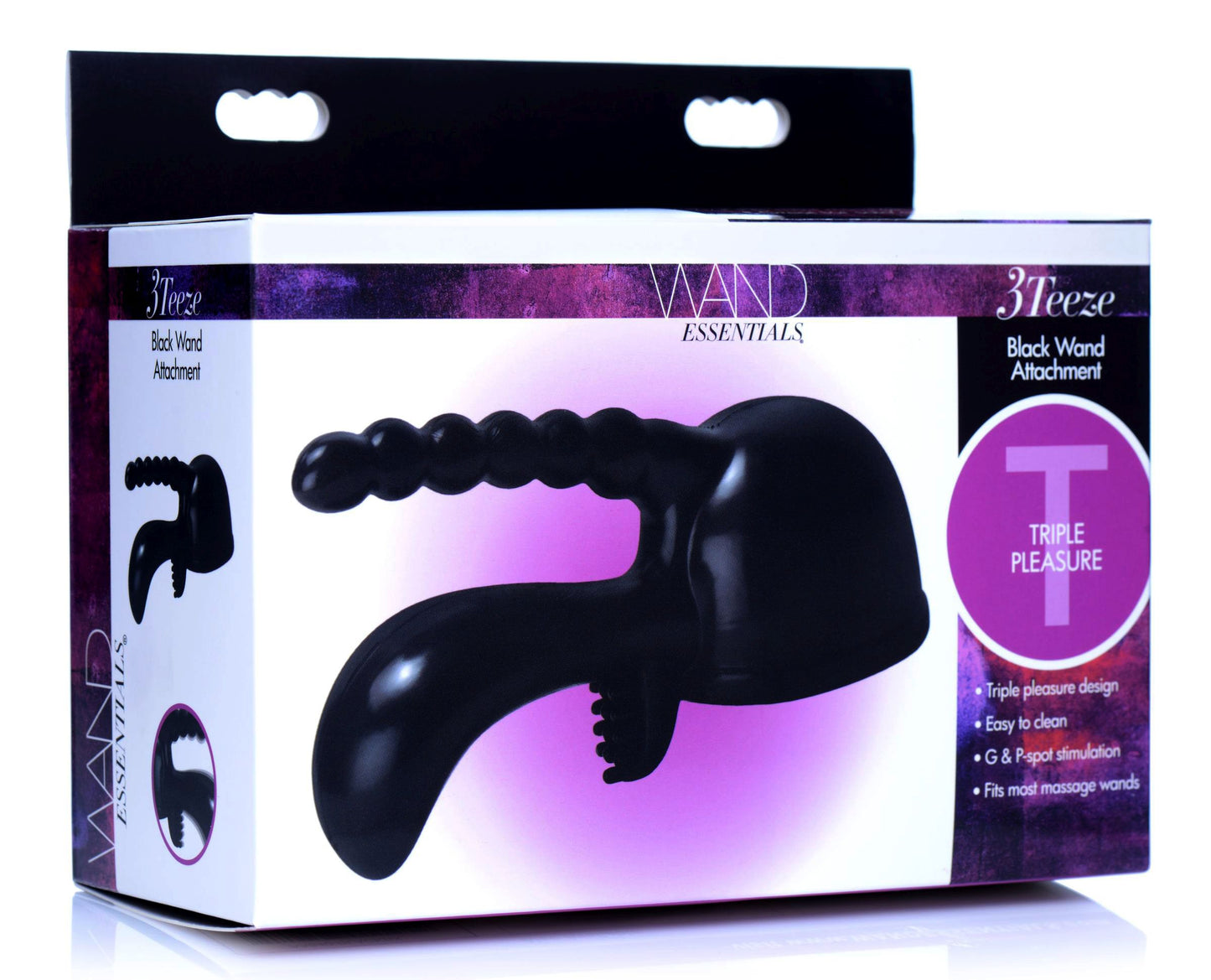 Wand Essentials 3Teez Wand Attachment- Black - UABDSM