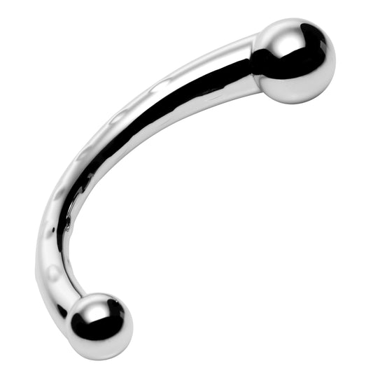 The Chrome Crescent Dual Ended Dildo The Chrome Crescent Dual Ended Dildo - UABDSM