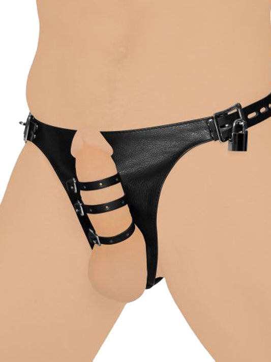 Strict Leather Harness With 3 Penile Straps Strict Leather Harness With 3 Penile Straps - UABDSM
