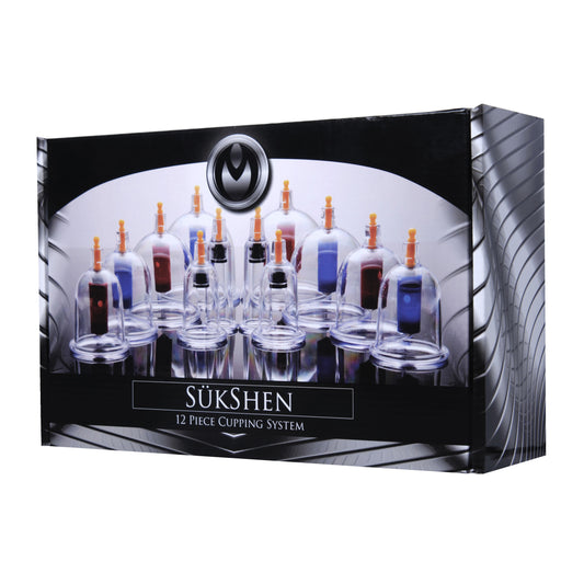 Sukshen 12 Piece Cupping Set - UABDSM