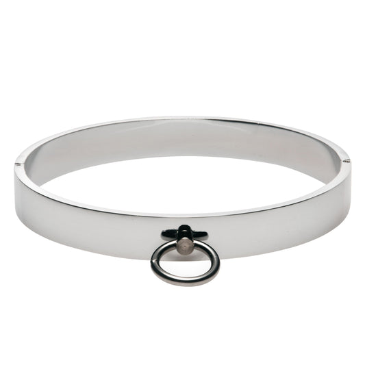 Chrome Slave Collar - MediumLarge Chrome Slave Collar - MediumLarge - UABDSM