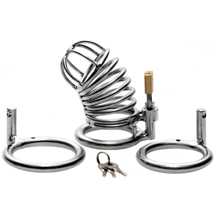 Master Series Bastille Penile Confinement Cage - UABDSM