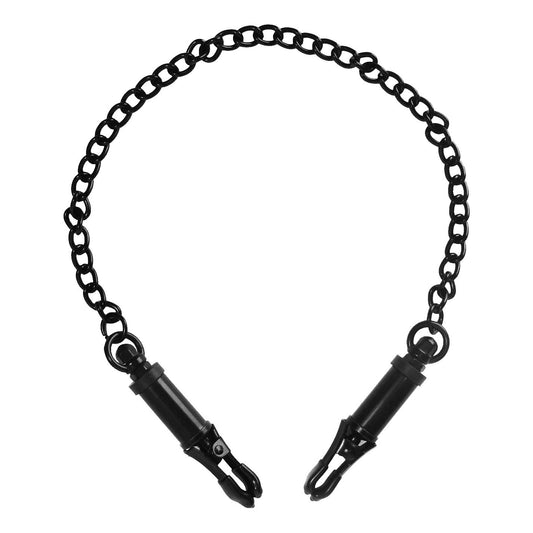 Black Deluxe Adjustable Nipple Clamps - UABDSM
